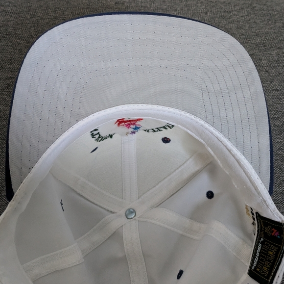 Starter 1996 Atlanta Olympics White Navy Blue Vintage Snapback Hat Cap - Picture 13 of 15